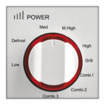 Forno a microonde - con cottura combinata - 20 L - bianco/rosso - Girmi - immagine 4
