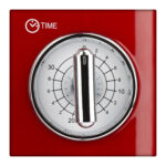 Forno a microonde vintage - con cottura combinata - 20 L - rosso - Girmi - immagine 4