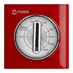 Forno a microonde vintage - con cottura combinata - 20 L - rosso - Girmi - immagine 5