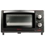 Forno elettrico ventilato - 10 L - nero/rosso - Girmi - immagine 2