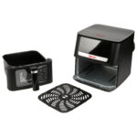 Friggitrice ad aria - a 2 altezze - 6,5 L - 28,5 x 30,5 x 38 cm - nero - Girmi - immagine 4