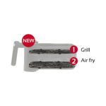 Friggitrice ad aria - a 2 altezze - 6,5 L - 28,5 x 30,5 x 38 cm - nero - Girmi - immagine 6