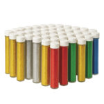 Glitter Bio grana fine - 10ml - colori assortiti - Deco - display 40 flaconi - immagine 2