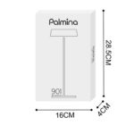 Lampada da tavolo 901 - c/aggancio magnetico - 10 x 30 cm - alluminio - bianco - Palmina - immagine 5