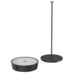 Lampada da tavolo 901 - c/aggancio magnetico - 10 x 30 cm - alluminio - nero - Palmina - immagine 4
