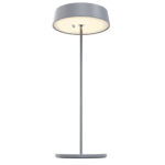 Lampada da tavolo 901 - c/aggancio magnetico - 10 x 30 cm - alluminio - grigio - Palmina - immagine 3