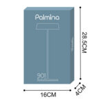 Lampada da tavolo 901 - c/aggancio magnetico - 10 x 30 cm - alluminio - blu - Palmina - immagine 5