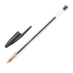 Penna a sfera Cristal - punta media 1,0mm - nero  - Bic - conf. 10 pezzi - immagine 3