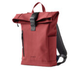 Zaino Roll-top Drop2Go - 30 x 42 x 14 cm - gomma - bordeaux - In Tempo - immagine 2