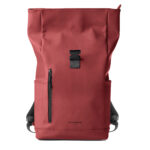 Zaino Roll-top Drop2Go - 30 x 42 x 14 cm - gomma - bordeaux - In Tempo - immagine 3