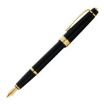 Penna stilografica Bailey Light - punta M - fusto nero/oro - Cross - immagine 2