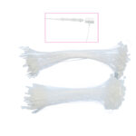 Fili manuali di sicurezza - 22,5 cm - trasparente - Lebez - conf. 1000 pezzi - immagine 2