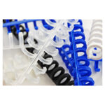 Dorsi ClickBind - riapribili - 12 mm - bianco - Ibico - conf. 50 pezzi - immagine 2