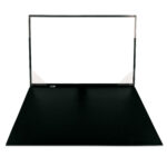Sottomani doppio in similpelle - nero - 48 x 32 cm - City Time - immagine 2