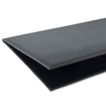 Sottomani doppio in similpelle - nero - 48 x 32 cm - City Time - immagine 3