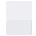 Cartella con doppia tasca Full - A4 - PP - trasparente - King Mec - immagine 3