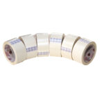 Nastro adesivo 330 - 5 cm x 66 m - PVC - bianco - Eurocel - immagine 2