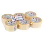 Nastro adesivo 330 - 5 cm x 66 m - PVC - trasparente - Eurocel - immagine 2