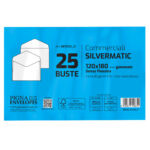 Busta Busta Silver Matic FSC - senza finestra - gommata - 12 x 18 cm - 80 gr -  bianco - Pigna Envelopes - conf. 25 pezzi - immagine 2