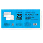 Busta SILVER90 STRIP FSC - bianca - internografata - con finestra - 110 x 230 mm - 90 gr - Pigna Envelopes - conf. 25 pezzi - immagine 2