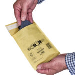 Busta imbottita Mail Lite Gold - E (22x26 cm) - avana - Sealed Air - conf. 10 pezzi - immagine 2