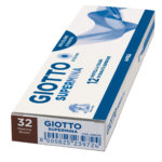 Pastello Supermina - mina 4 mm - marrone 32 - Giotto - immagine 2