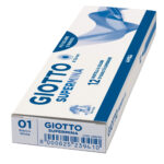 Pastello Supermina - mina 4 mm - bianco 01 - Giotto - immagine 2