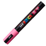 Marcatore a base d'acqua Uni Posca PC5M  - punta tonda media da 1,8mm a 2,5mm - rosa - Uni Mitsubishi - immagine 2