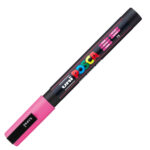 Marcatore a base d'acqua Uni Posca PC3M  - punta fine da 0,9mm a 1,3mm - rosa - Uni Mitsubishi - immagine 2