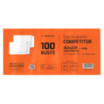 Busta a sacco Competitor FSC - strip adesivo - 16 x 23 cm - 80 gr - bianco - Pigna Envelopes - conf. 100 pezzi - immagine 2