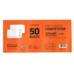 Busta a sacco Competitor FSC - strip adesivo - 30 x 40 cm - 80 gr - bianco - Pigna Envelopes - conf. 50 pezzi - immagine 2