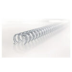 Dorsi spirale - metallo - 34 anelli passo 3:1 - 6,3 mm - bianco - GBC - scatola 100 pezzi - immagine 2