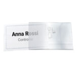 Portabadge con clip e spilla - 9 x 5,5 cm - Lebez - conf. 50 pezzi - immagine 3