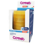 Nastro adesivo - confezionato singolarmente - 19 mm x 66 m - cellophane - trasparente - Comet - immagine 2