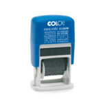 Timbro Mini Info S120/W Polinomio - 12 diciture 4 mm - autoinchiostrante - Colop - immagine 2