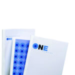 Cartelline termiche Business Line - 1,5 mm - leather bianco - GBC - scatola 100 pezzi - immagine 2