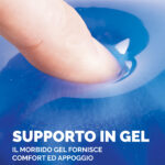 Poggiapolsi da tastiera - gel - blu trasparente - Fellowes - immagine 3