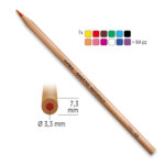 Pastelli - naturale - diametro mina 3,30 mm - Giotto - barattolo 84 pezzi - immagine 2
