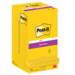 Blocco foglietti Post-it Super Sticky - 654-S - 76 x 76 mm - giallo oro - 90 fogli - Post-it - immagine 2