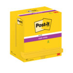 Blocco foglietti Post-it Super Sticky - 655-S - 76 x 127 mm - giallo oro - 90 fogli - Post-it - immagine 2