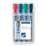 Marcatore Lumocolor Flipchart 356 - punta tonda - tratto 2,0mm - astuccio 4 colori - Staedtler - immagine 2