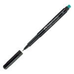 Pennarello Multimark universale con gomma - astuccio 4 colori - punta superfine 0,4 mm - Faber-Castell - immagine 2