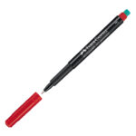 Pennarello Multimark universale permanente con gomma - punta fine 0,6 mm - astuccio 4 colori - Faber-Castell - immagine 3