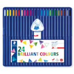 Matite colorate Ergo Soft - diametro mina 3 mm - colori assortiti - Staedtler - astuccio 24 pezzi - immagine 2
