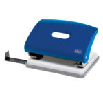 Perforatore 1270 - max 16 fogli - 2 fori - passo 8 cm - colori assortiti - Lebez - immagine 5