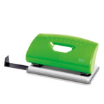 Perforatore 1260 - max 10 fogli - 2 fori - passo 8 cm - colori assortiti - Lebez - immagine 4