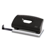 Perforatore 1260 - max 10 fogli - 2 fori - passo 8 cm - colori assortiti - Lebez - immagine 5