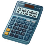 Calcolatrice da tavolo MS-100EM - 10 cifre - blu - Casio - immagine 2