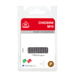 Chiodini M15 per fissatrici - con testa - 15 mm - acciaio - Romeo Maestri - conf. 1700 pezzi - immagine 2