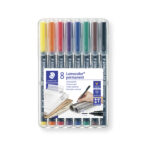 Pennarello Astucci Lumocolor Permanent 317 - punta 1,0mm - 8 colori  - Staedtler - immagine 2